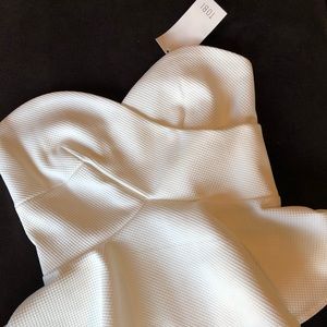 Tobi White Sweetheart Tube Top